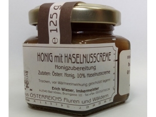 Wieser Honig mit Haselnusscreme 125g